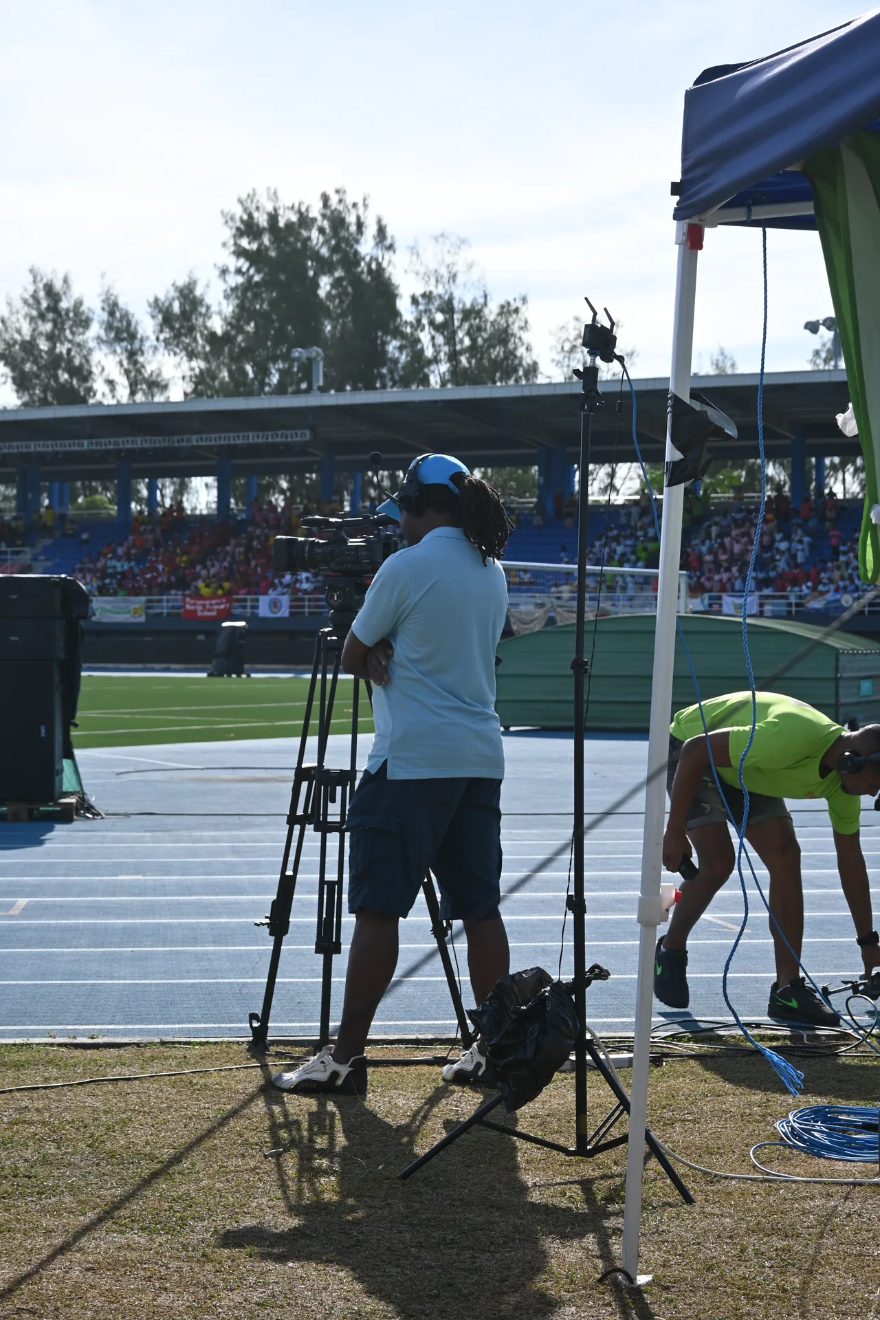 Behind the scenes